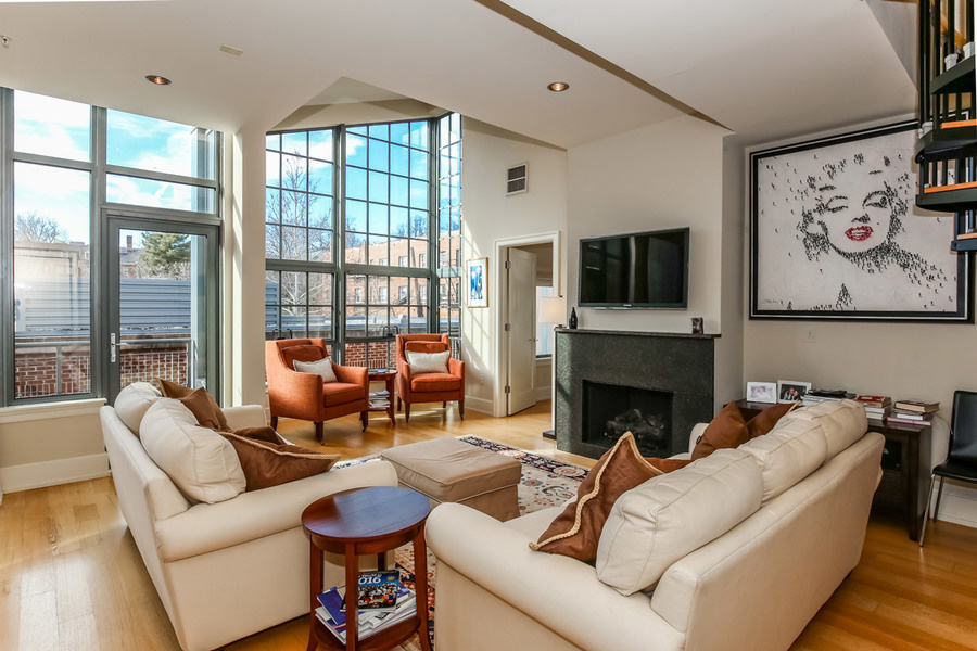 A penthouse at the Sheridan Garage in Georgetown.