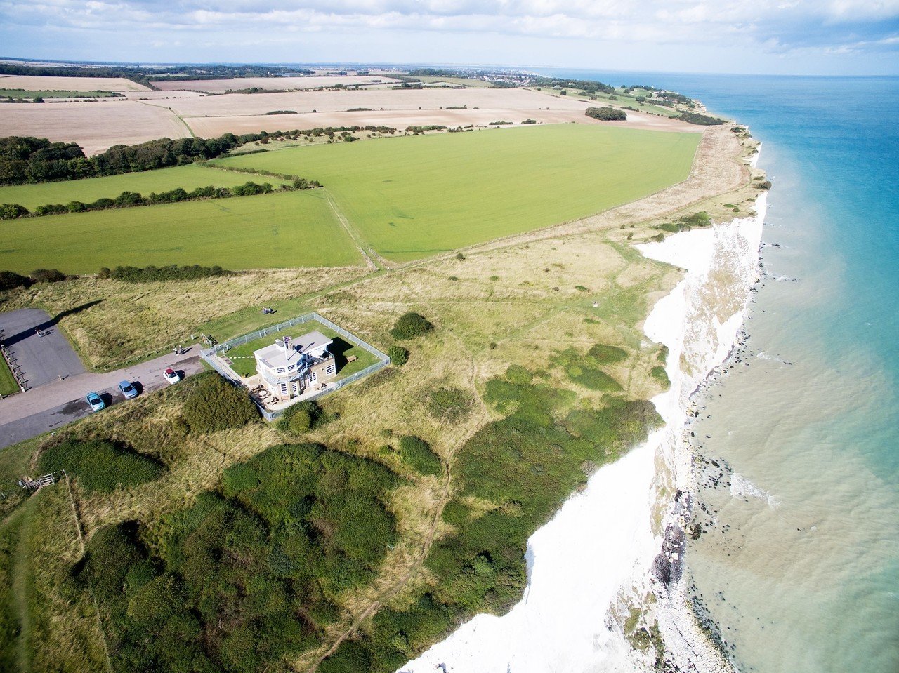 The former coastguard station atop the White Cliffs of Dover is selling for $3.43 million.<br />