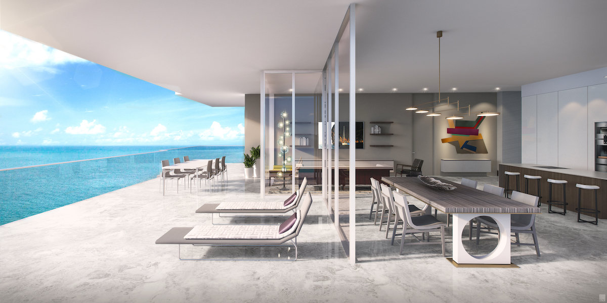 A rendering of a L'Atelier Residences property in Miami.