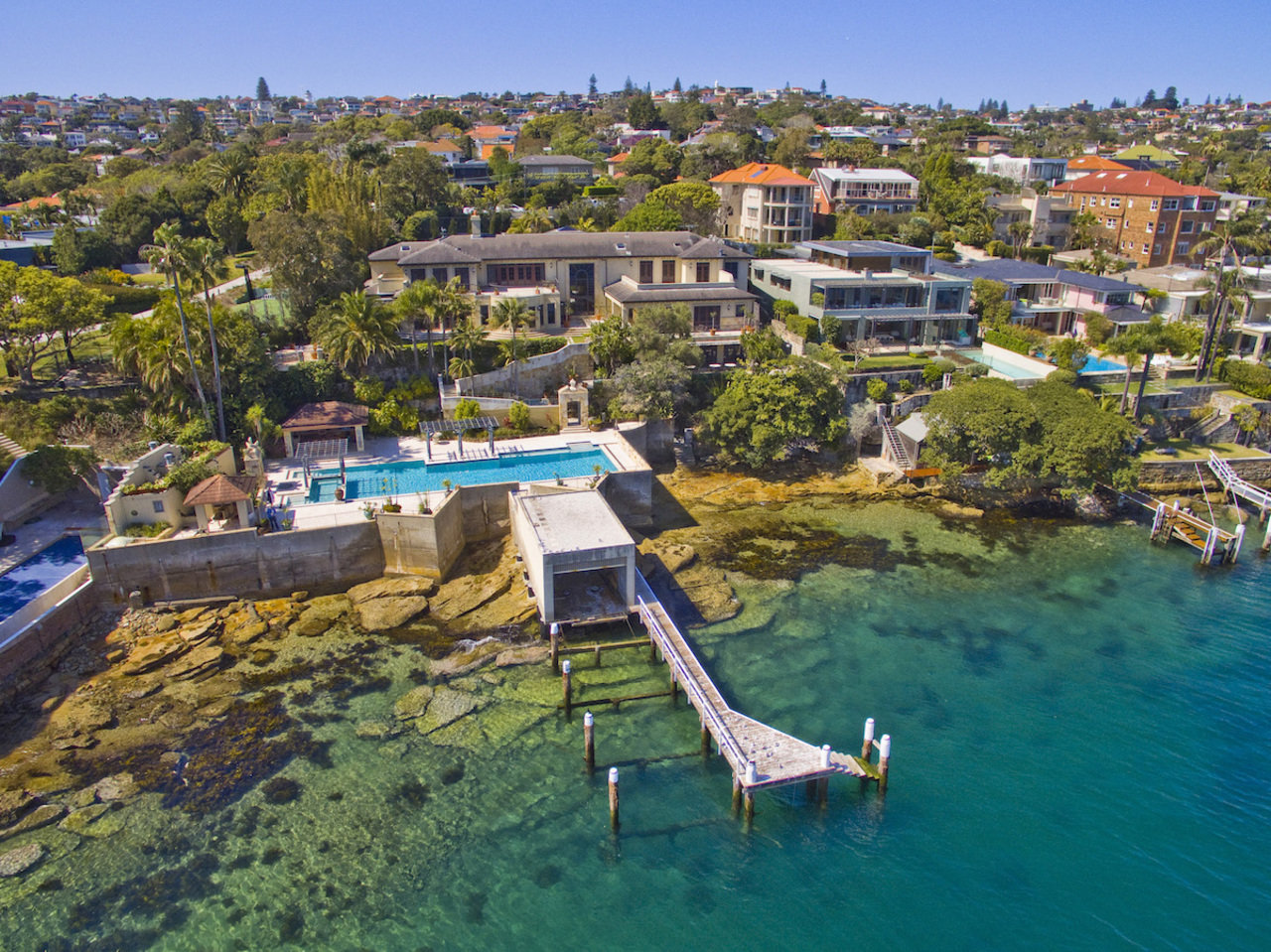 This waterfront mansion in Sydney, Australia, sold in December. It was asking A$70 million