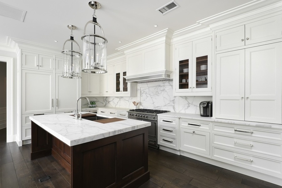 View of the kitchen at unit 3500 in Nine Walton