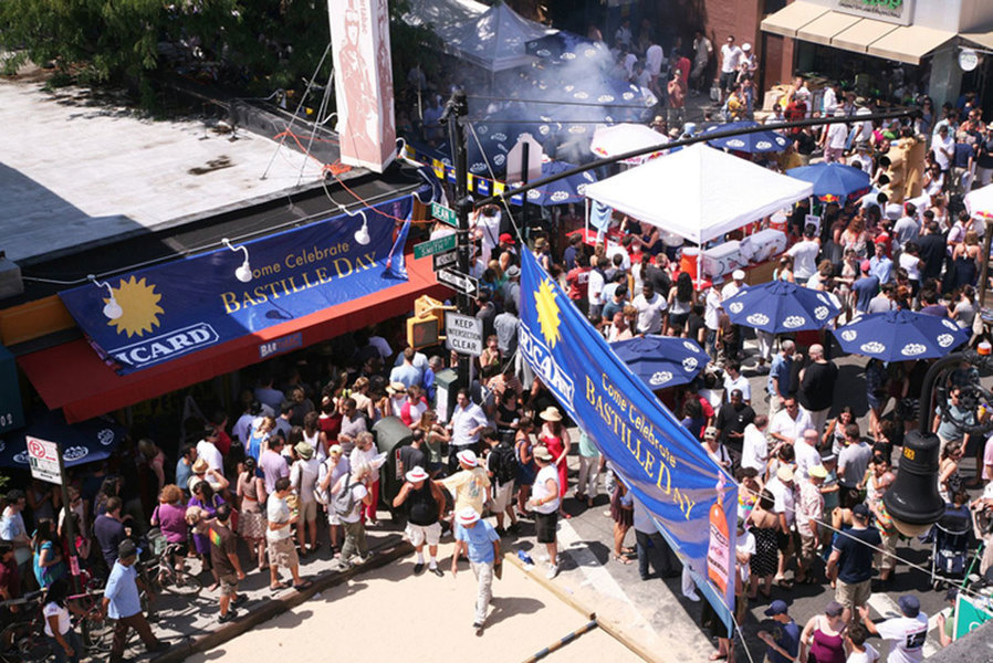 Bastille Day celebrations in Boerum Hill.